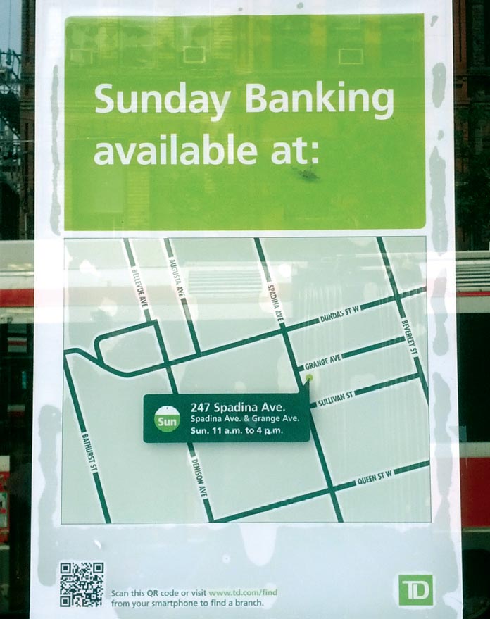 TD signage